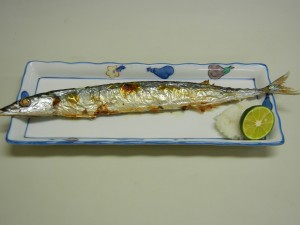 秋刀魚の塩焼き